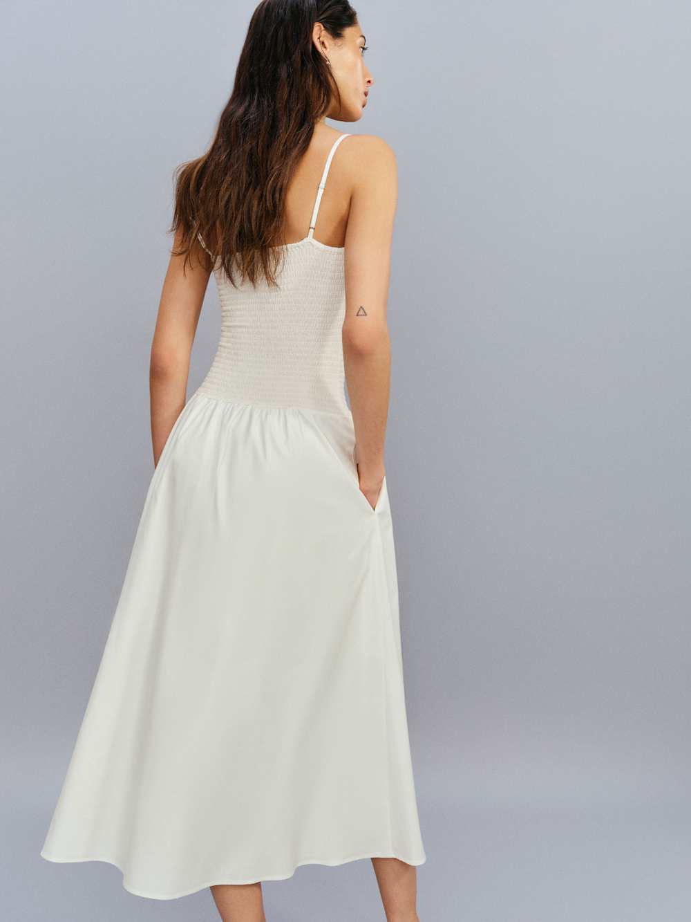 Reformation Nellie Knit Dress - Fior Di Latte