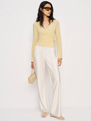 Reformation Perrin Knit Top - Blonde