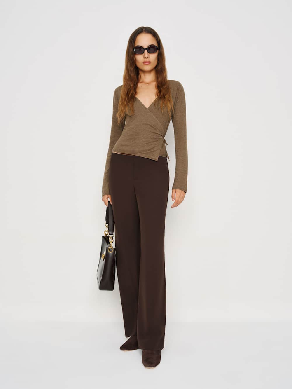 Reformation Perrin Knit Top - Mixed Nuts