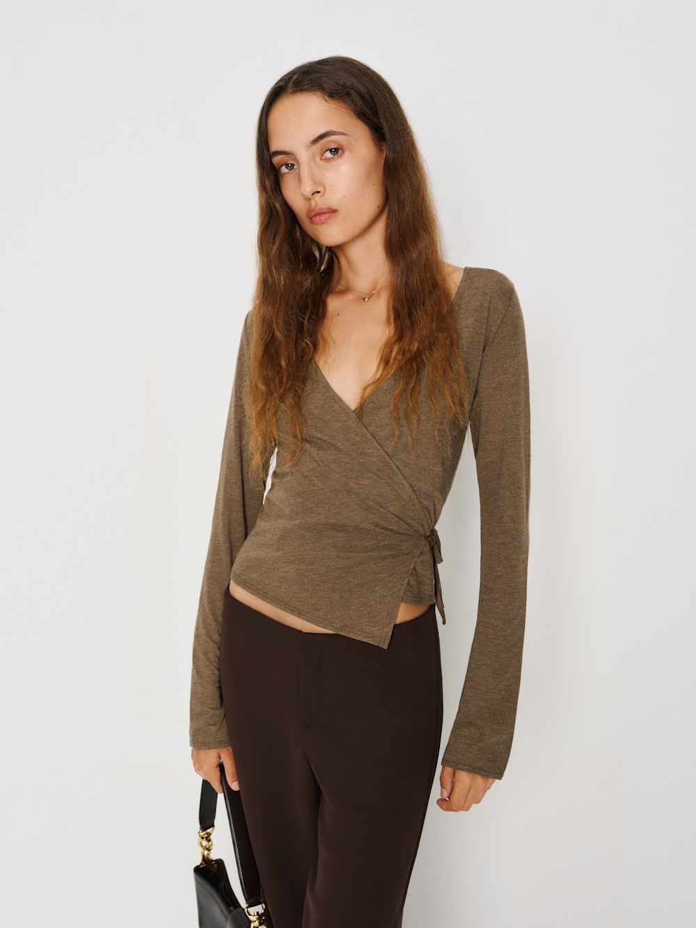 Reformation Perrin Knit Top - Mixed Nuts
