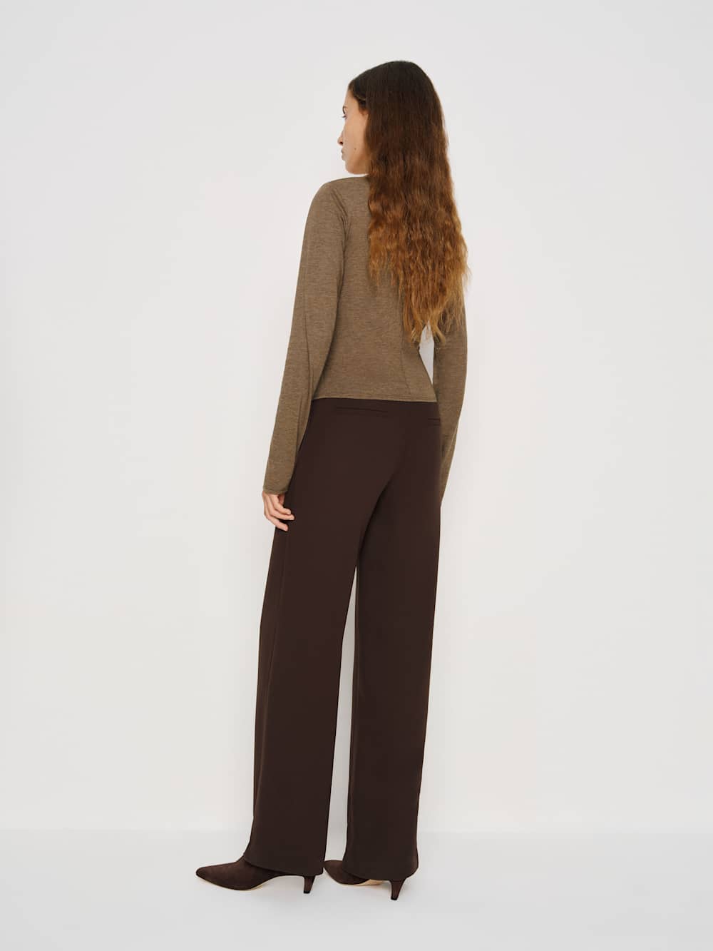 Reformation Perrin Knit Top - Mixed Nuts