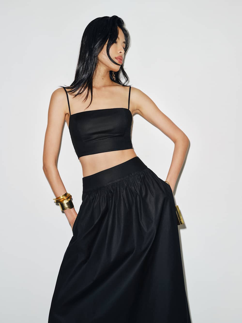 Reformation Amor Two Piece - Black