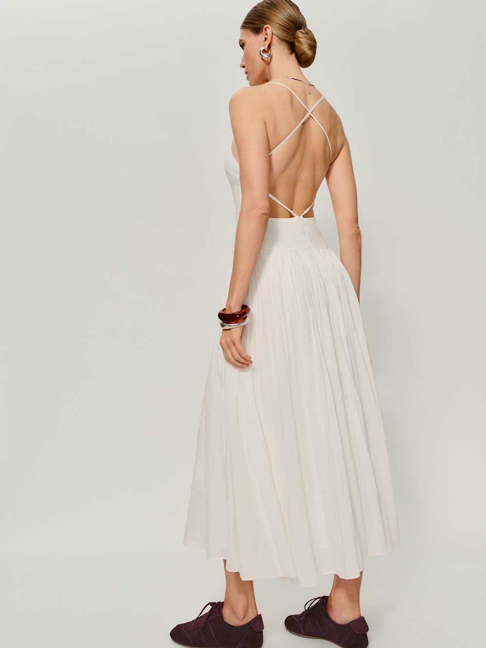Reformation Perlette Dress - Ivory