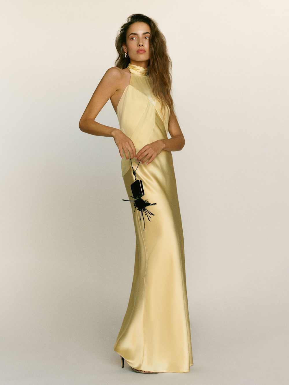 Reformation Dorcas Silk Dress - Blonde