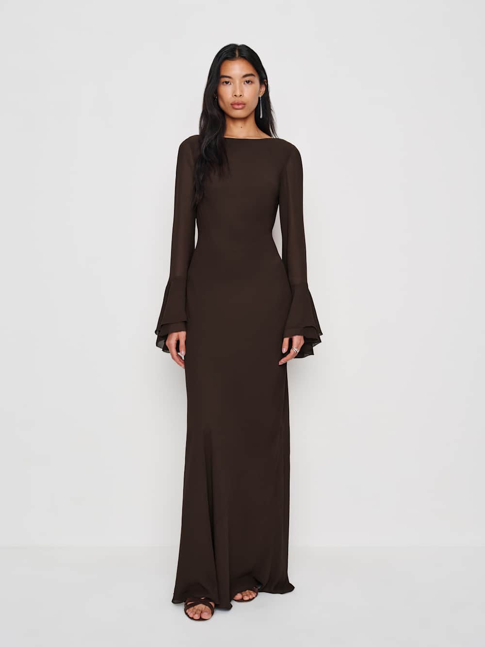 Reformation Olio Dress - Mole