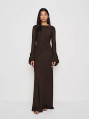 Reformation Olio Dress - Mole