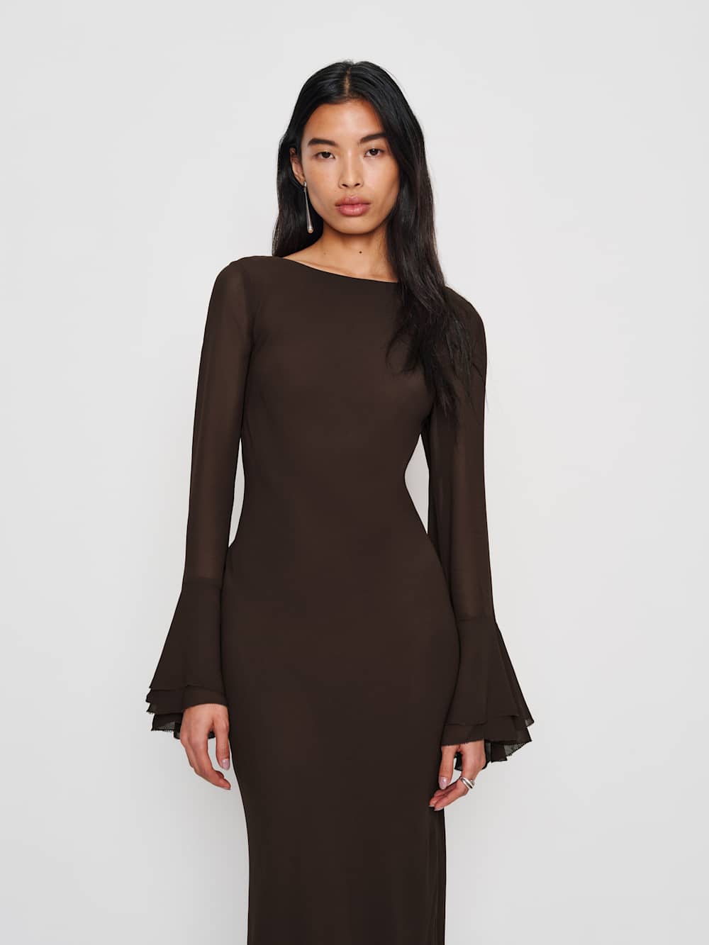 Reformation Olio Dress - Mole