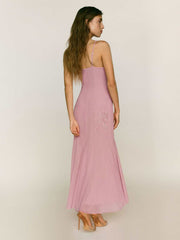 Reformation Ziva Dress - Rose Taffy