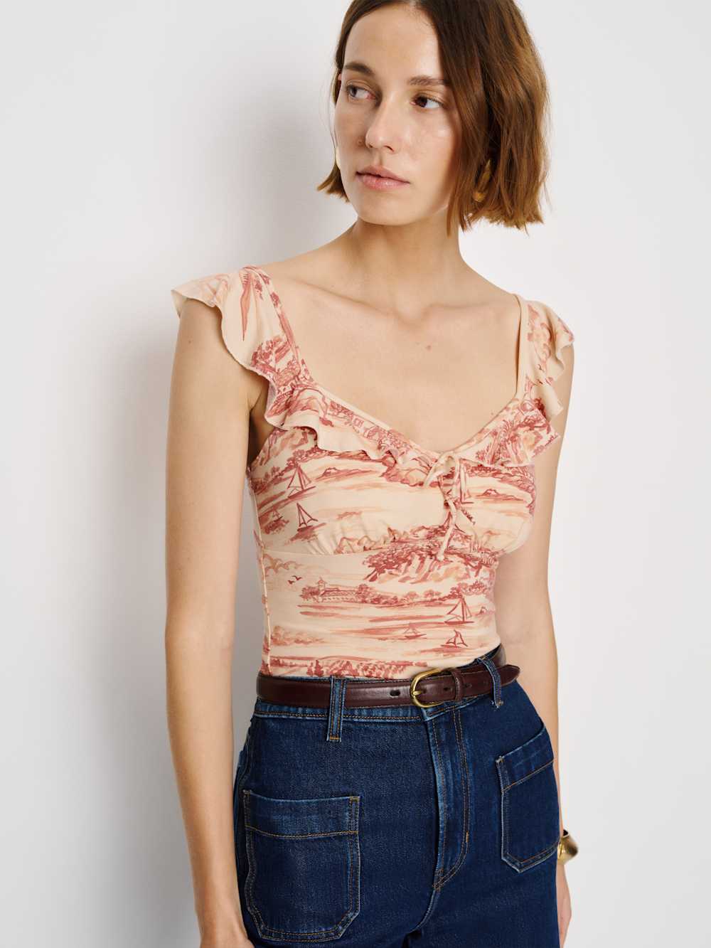 Reformation Lemmy Knit Top - Dolce Vita