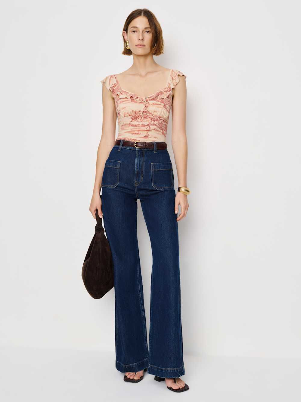 Reformation Lemmy Knit Top - Dolce Vita