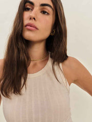 Reformation Kester Knit Top - Cream