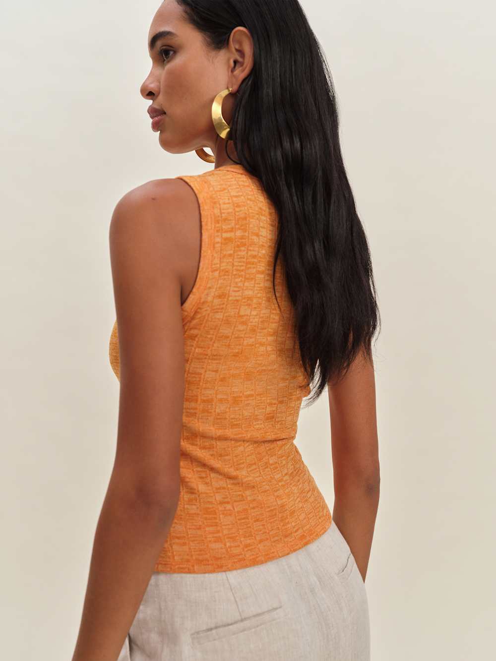 Reformation Kester Knit Top - Squeeze