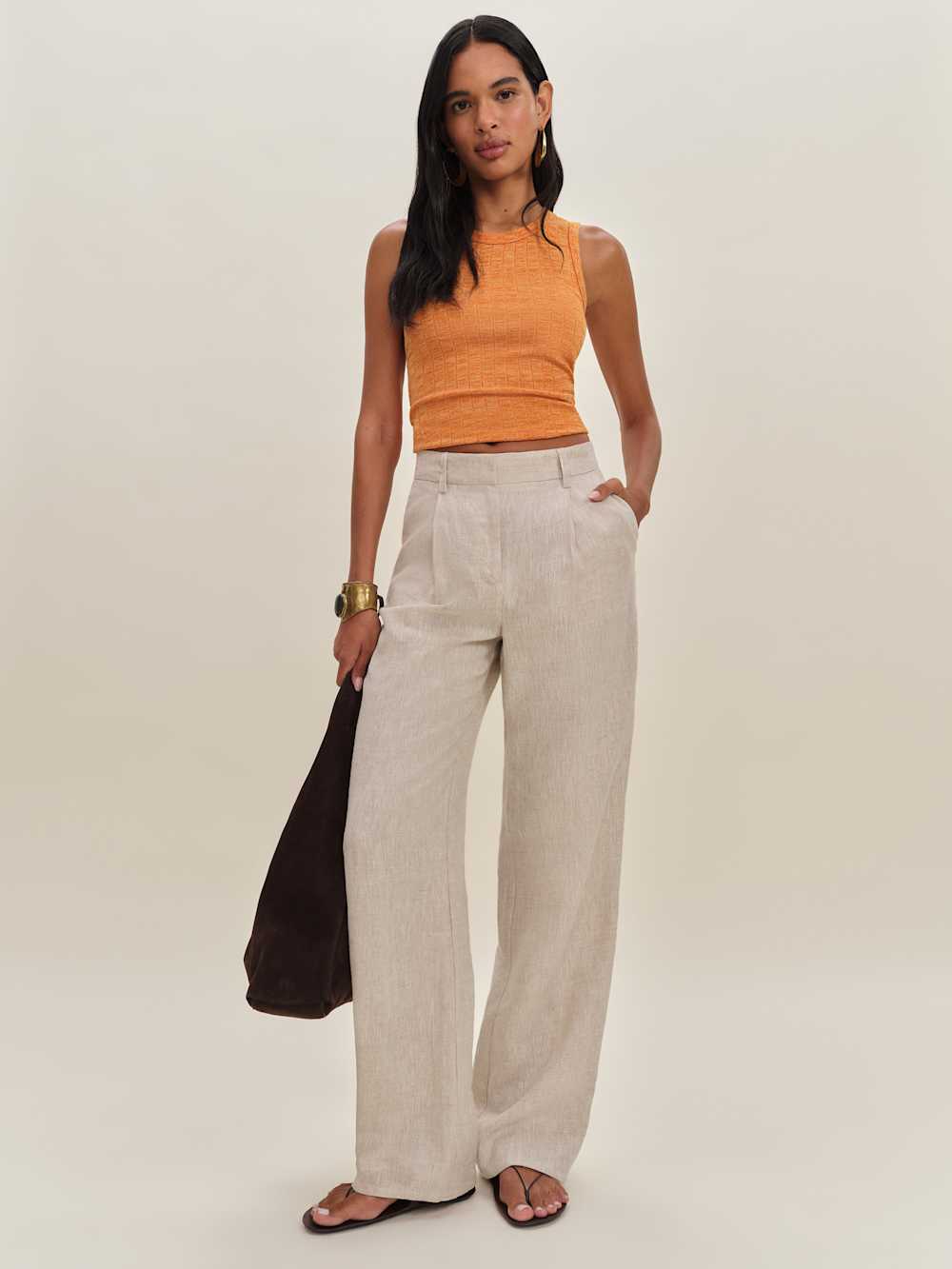 Reformation Kester Knit Top - Squeeze