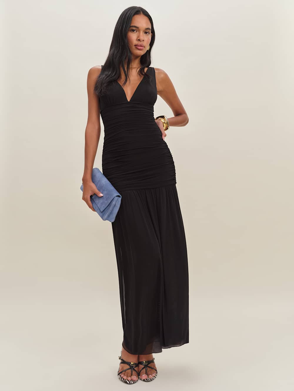 Reformation Aura Knit Dress - Black