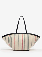 Reformation Lucia Tote Bag - Multi Stripe Canvas
