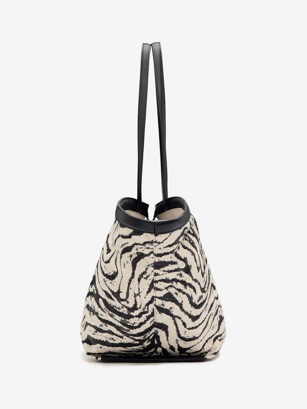 Reformation Lucia Tote Bag - Zebra Raffia