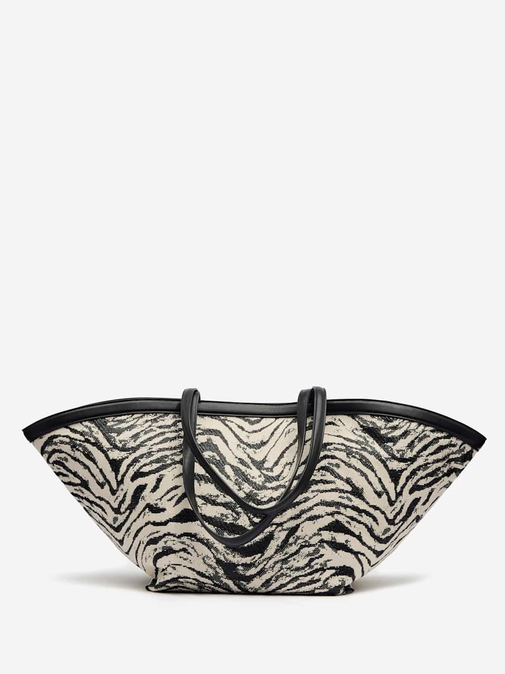 Reformation Lucia Tote Bag - Zebra Raffia