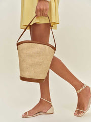 Reformation Giuliana Bag - Natural Raffia