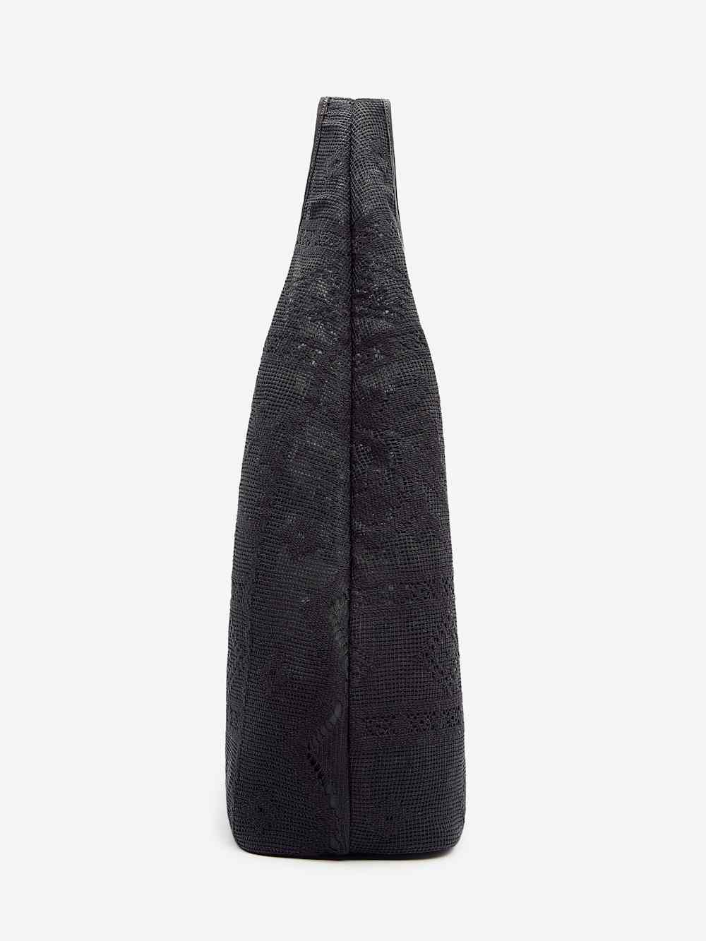 Reformation Aurelia Tote Bag - Black Lace