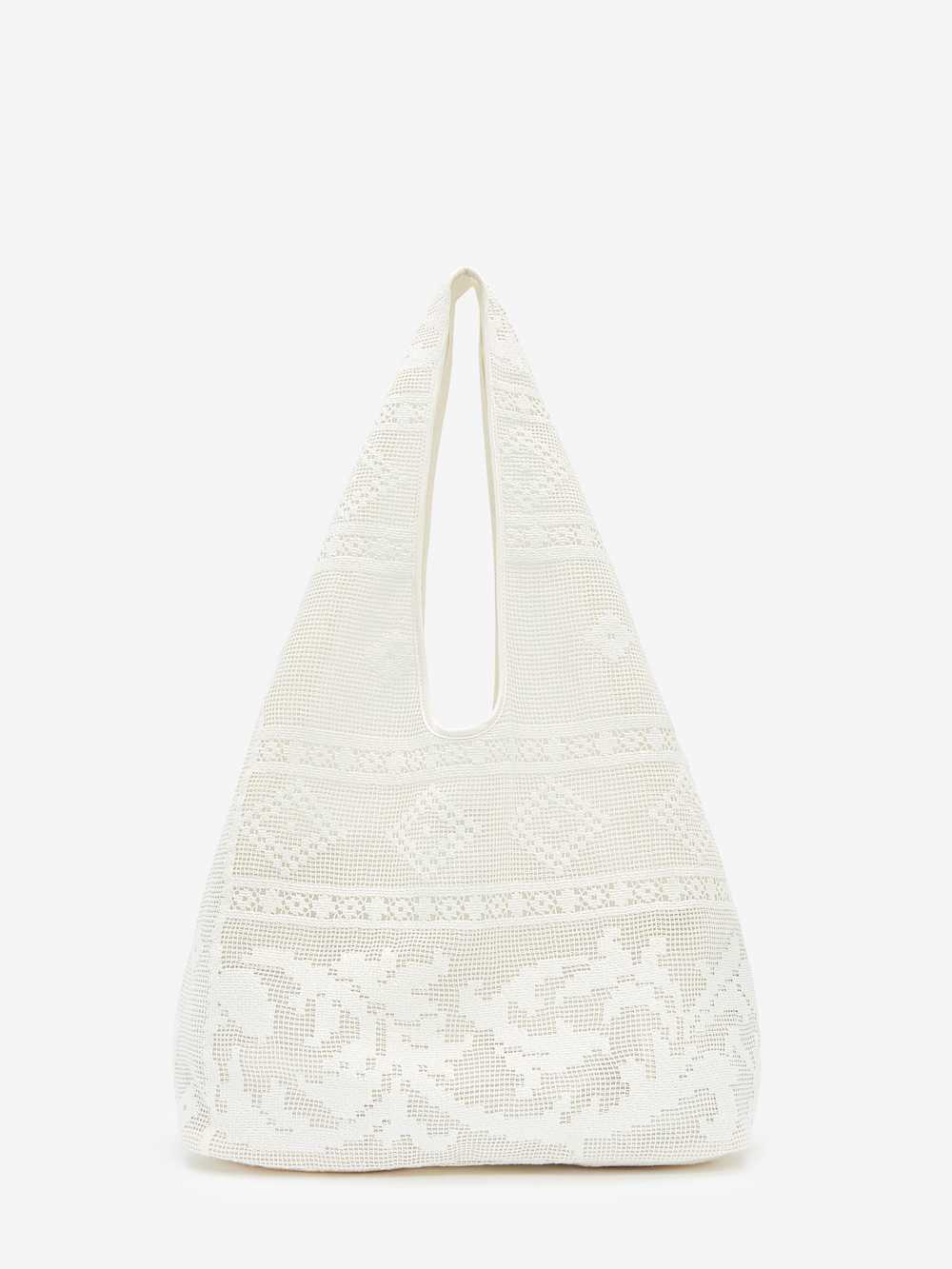 Reformation Aurelia Tote Bag - White Lace
