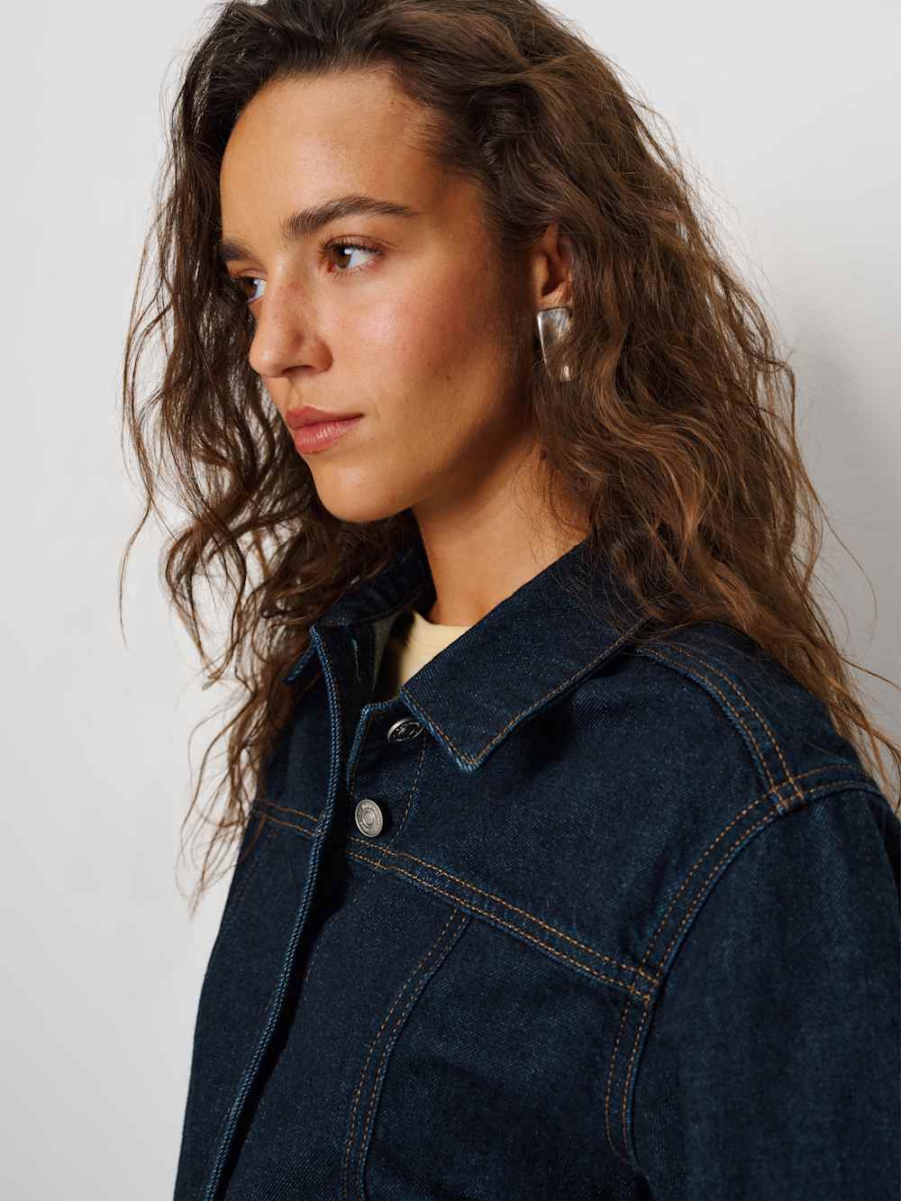 Reformation Knightly Denim Jacket - Ondine