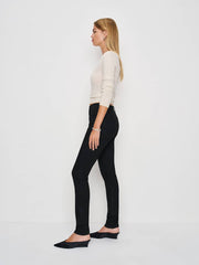 Reformation Christina Mid Rise Super Stretch Skinny Jeans - Black