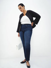 Reformation Christina Mid Rise Super Stretch Skinny Jeans - Wheeler