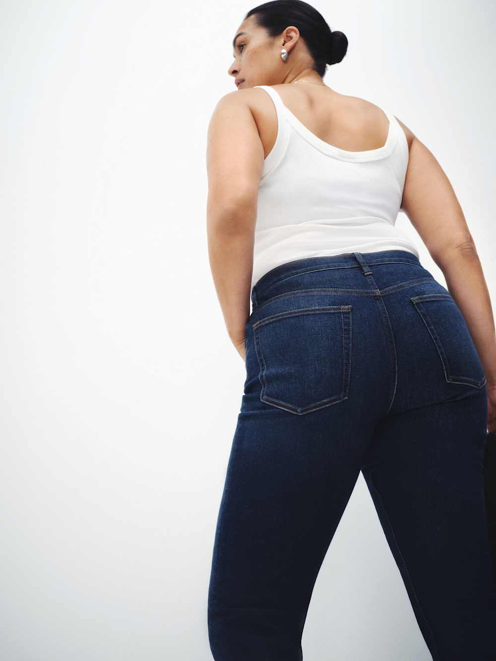 Reformation Christina Mid Rise Super Stretch Skinny Jeans - Wheeler