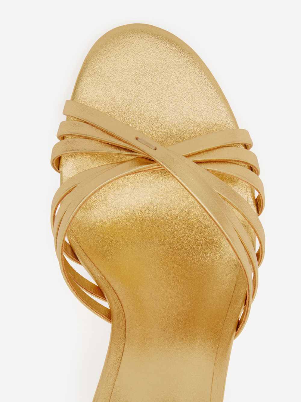 Reformation Paloma Heeled Sandal - Vintage Gold