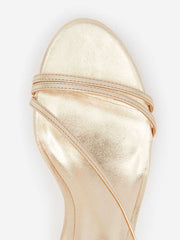 Reformation Suri Heeled Sandal - Gold