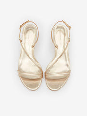 Reformation Suri Heeled Sandal - Gold