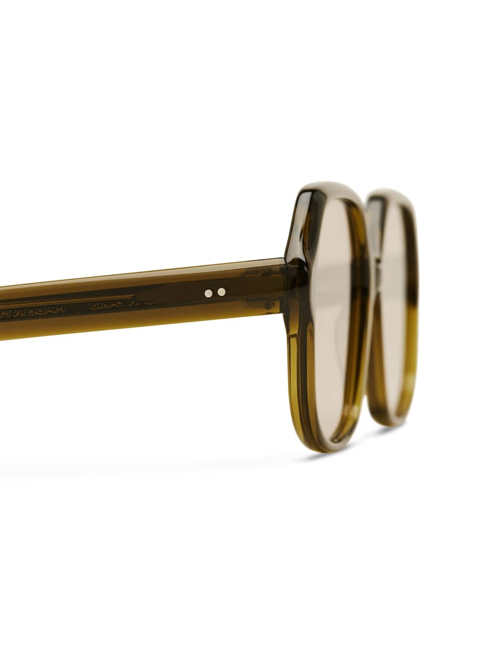 Reformation Jeanne Sunglasses - Green/brown