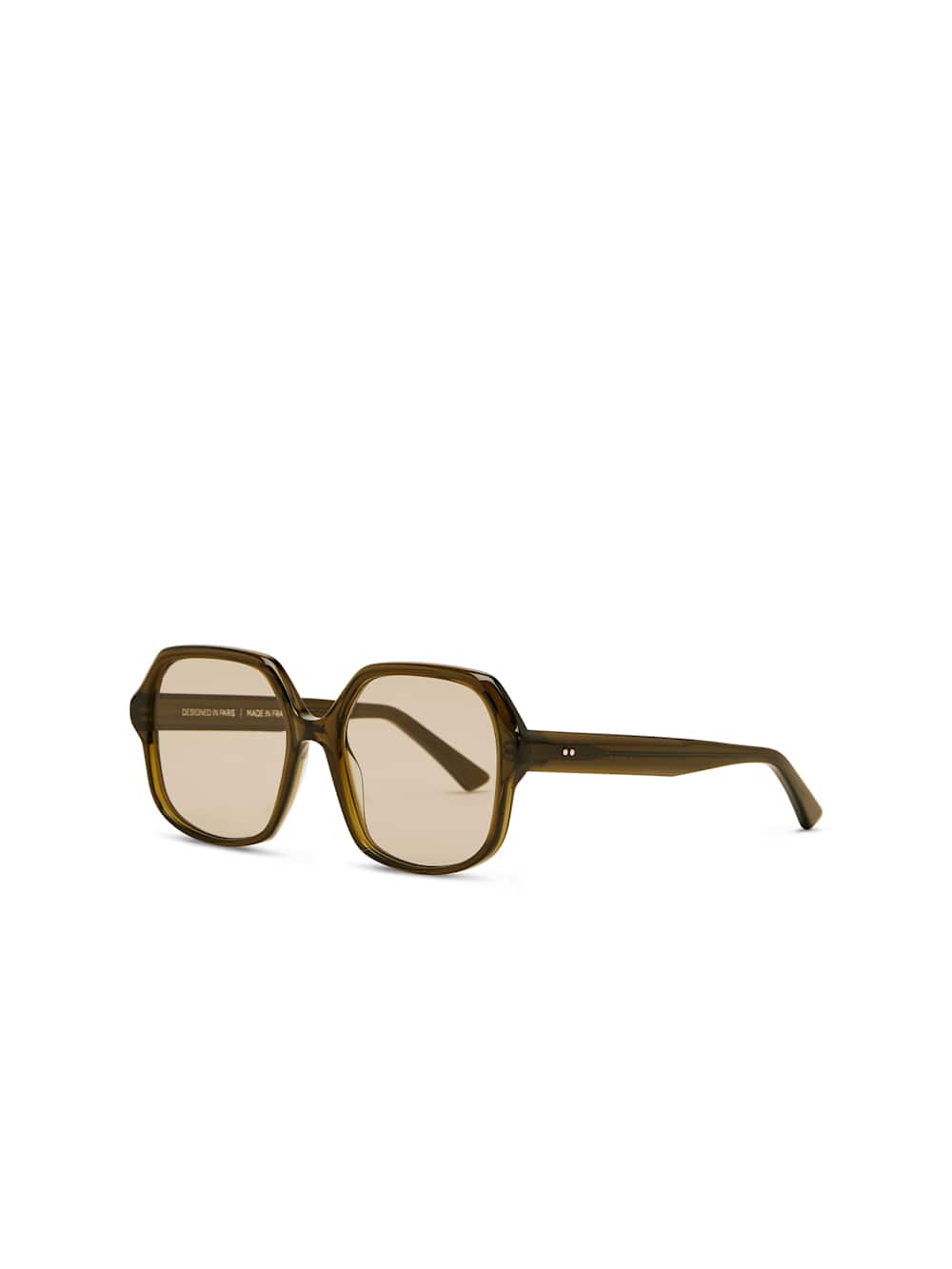 Reformation Jeanne Sunglasses - Green/brown