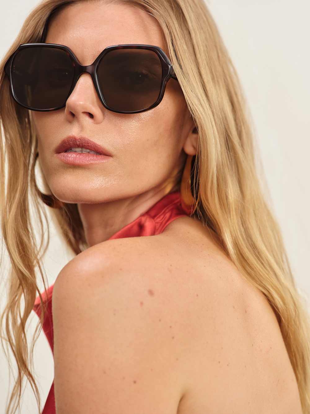 Reformation Jeanne Sunglasses - Tortoise/brown