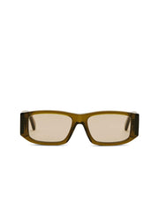 Reformation Anna Sunglasses - Green/brown