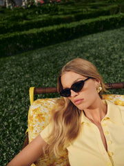 Reformation Jade Sunglasses - Brown/green