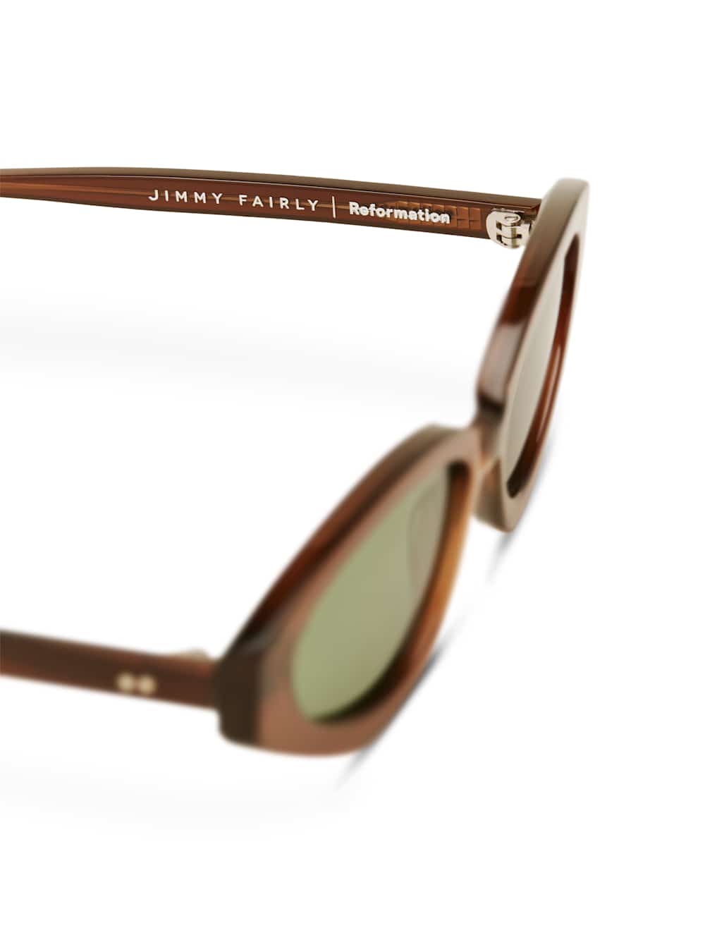 Reformation Jade Sunglasses - Brown/green