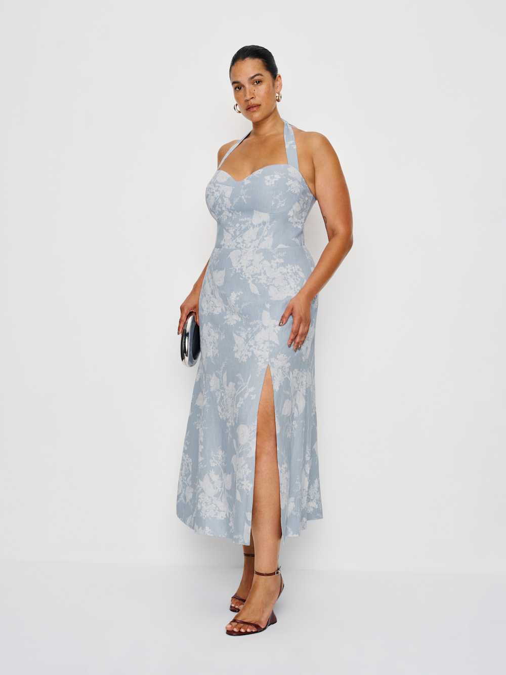 Reformation Tala Linen Dress Es - Angelic