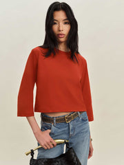 Reformation Lewis Tee - Sundried Tomato
