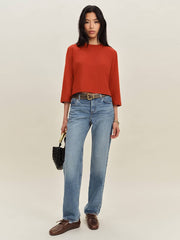 Reformation Lewis Tee - Sundried Tomato
