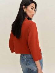 Reformation Lewis Tee - Sundried Tomato