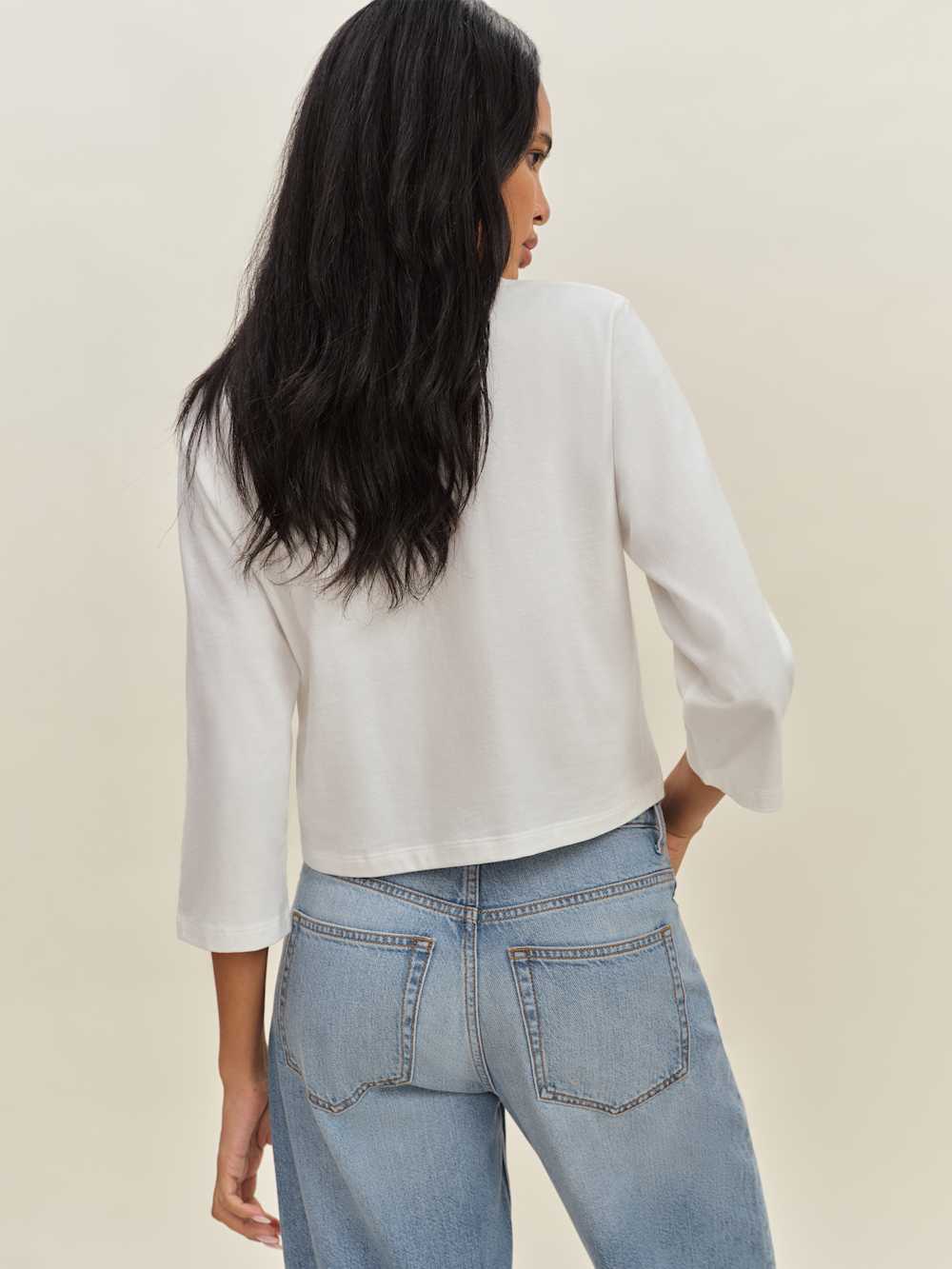 Reformation Lewis Tee - White
