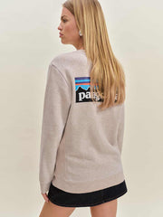Reformation Patagonia P-6 Logo Uprisal Crew Sweatshirt - Stingray Mauve