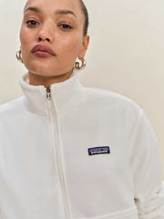 Reformation Patagonia W's Micro D 1/2 Zip Fleece Pullover - Birch White