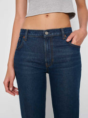 Reformation Sharon Stretch Mid Rise Bootcut Jeans - Nemi