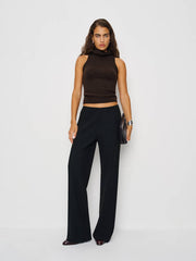 Reformation Marcy Cashmere Turtleneck Tank - Compost
