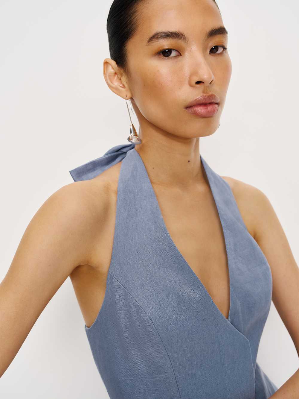 Reformation Clove Linen Two Piece - Cornflower