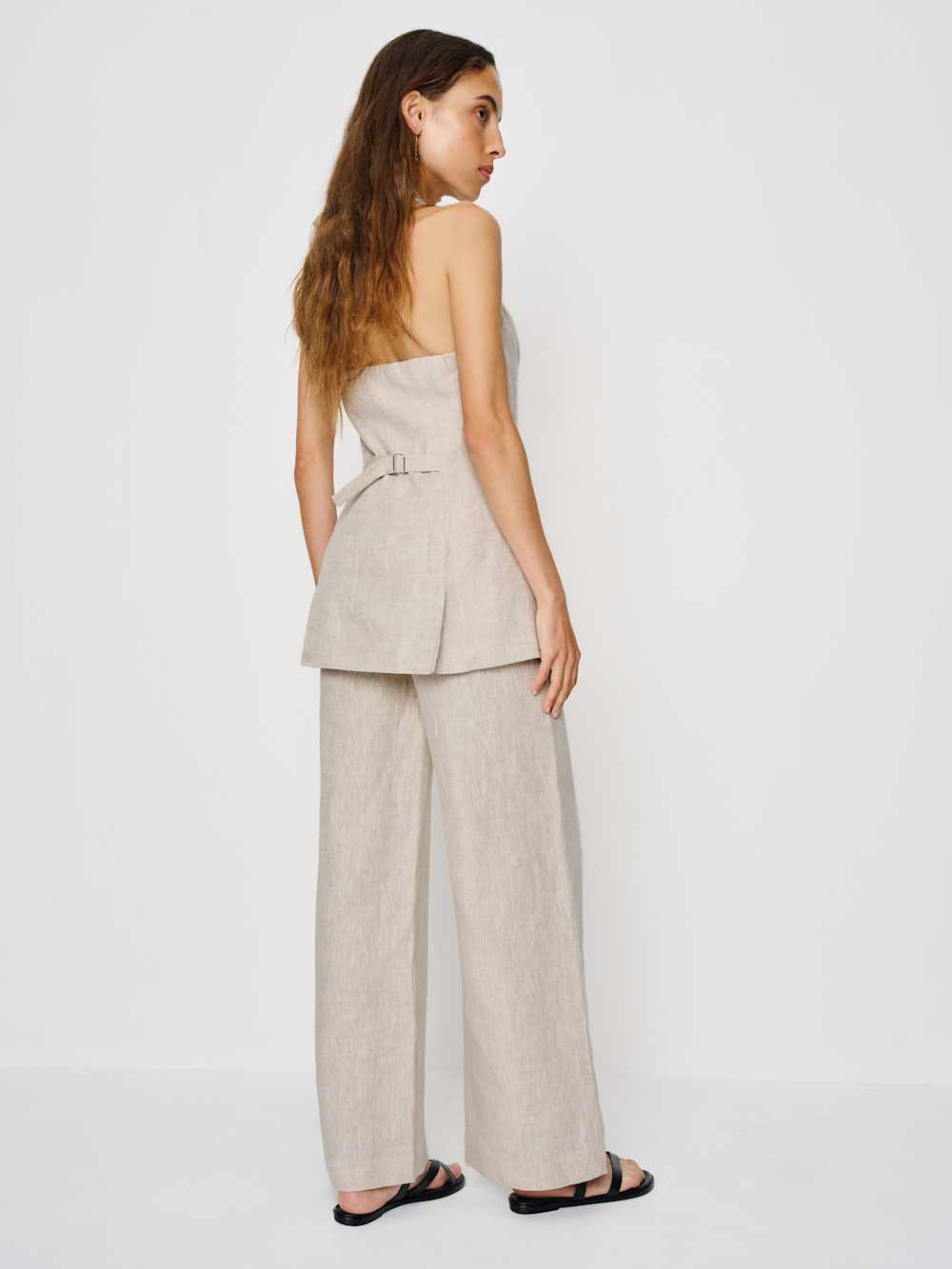 Reformation Clove Linen Two Piece - Oatmeal