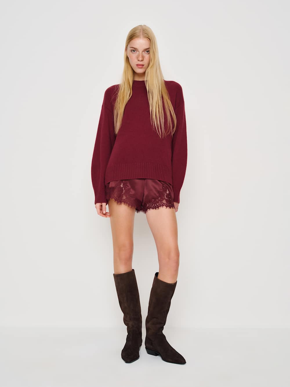 Reformation Fern Satin Short - Romance