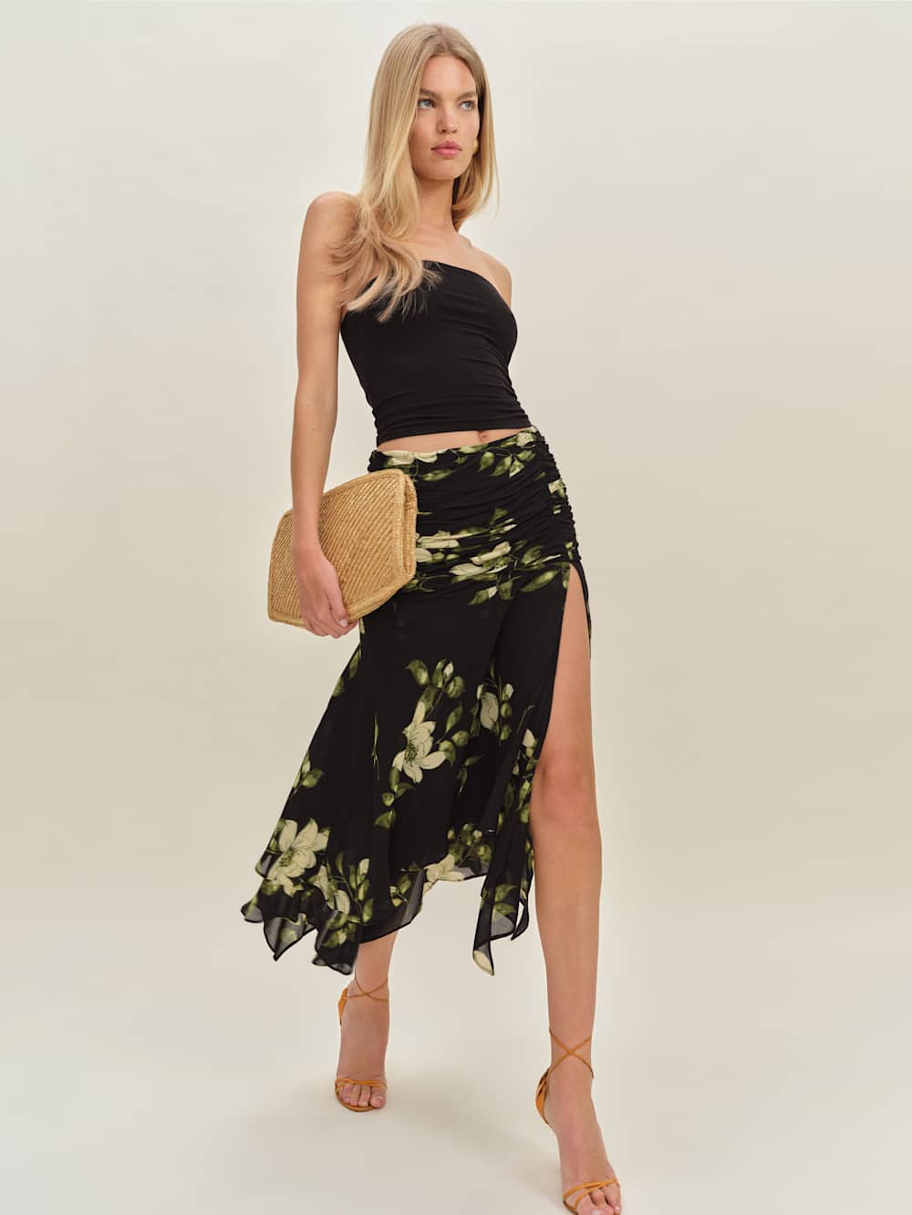 Reformation Julianna Low Waist Skirt - Mood For Love